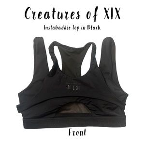 Creatures of XIX Instabaddie top in black
